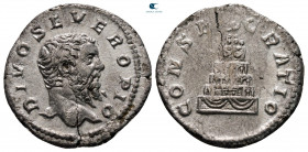 Divus Septimius Severus AD 211. Rome. Denarius AR