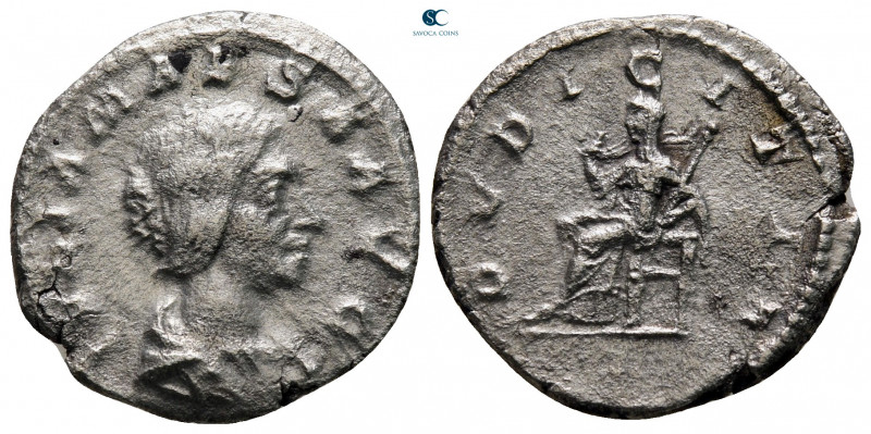 Julia Maesa. Augusta AD 218-224. Rome
Denarius AR

20 mm, 2,32 g



nearl...