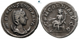 Otacilia Severa AD 244-249. Rome. Antoninianus AR