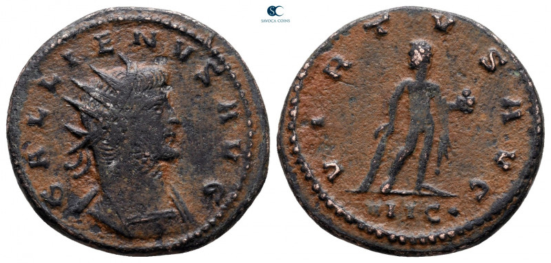 Gallienus AD 253-268. Antioch
Billon Antoninianus

21 mm, 3,36 g



very ...