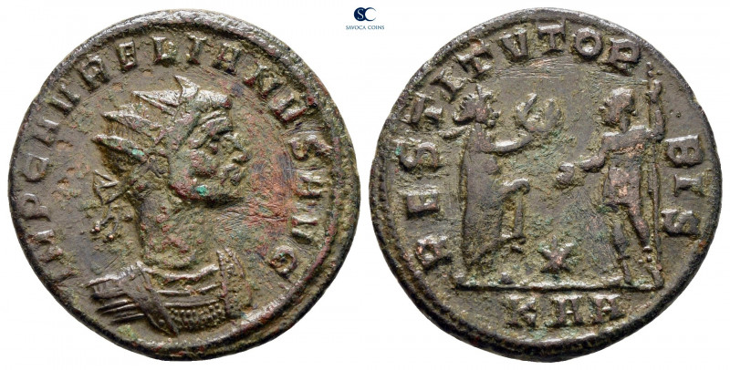 Aurelian AD 270-275. Serdica
Billon Antoninianus

22 mm, 3,63 g



nearly...