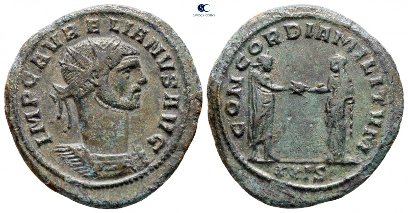 Aurelian AD 270-275. Siscia
Antoninianus Æ

23 mm, 4,70 g



very fine