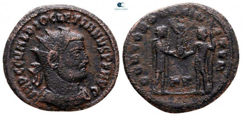 Diocletian AD 284-305. Cyzicus
Radiatus Æ

21 mm, 2,85 g



nearly very f...