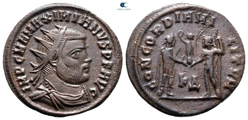 Maximianus Herculius AD 286-305. Cyzicus
Radiatus Æ

21 mm, 2,52 g



ver...