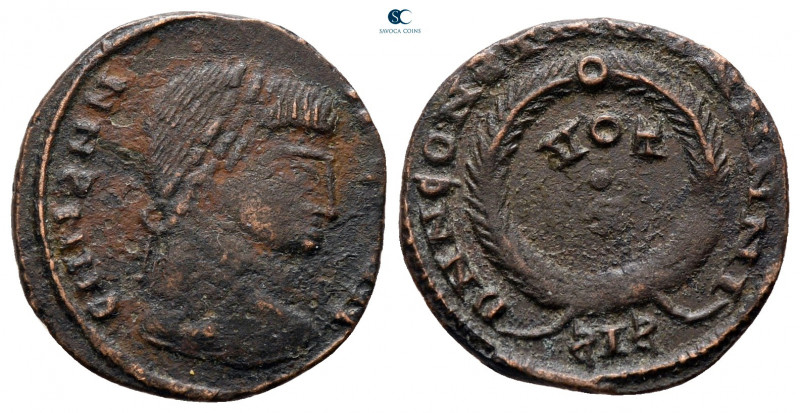 Constantine I the Great AD 306-337. Contemporary barbaric imitation
Follis Æ
...