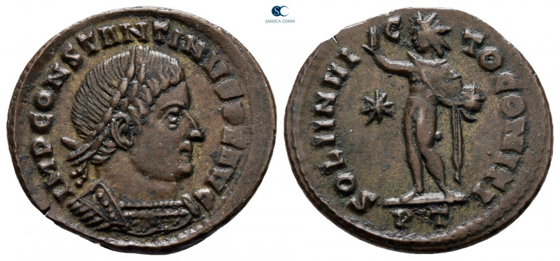 Constantine I the Great AD 306-337. Ticinum
Follis Æ

20 mm, 2,65 g



ve...