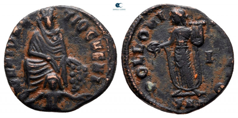 Time of Maximinus II AD 310-313. Antioch
Follis Æ

15 mm, 1,40 g



very ...