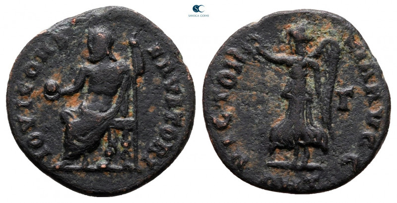 Time of Maximinus II AD 310-313. Antioch
Follis Æ

15 mm, 1,22 g



very ...