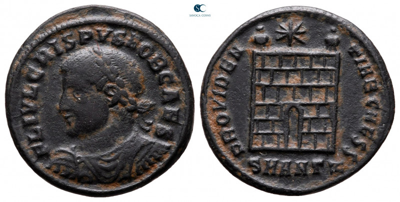 Crispus, as Caesar AD 316-326. Antioch
Follis Æ

20 mm, 2,61 g



very fi...