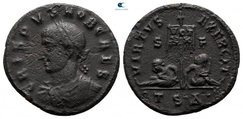 Crispus, as Caesar AD 316-326. Thessaloniki
Follis Æ

19 mm, 2,77 g



ne...