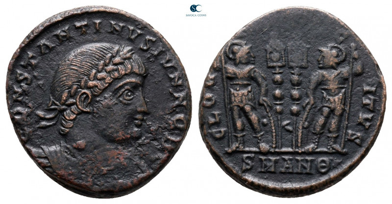 Constantine II, as Caesar AD 317-337. Antioch
Follis Æ

17 mm, 2,52 g



...