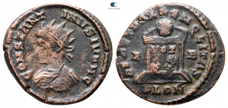 Constantine II, as Caesar AD 317-337. Londinium
Follis Æ

20 mm, 3,07 g


...