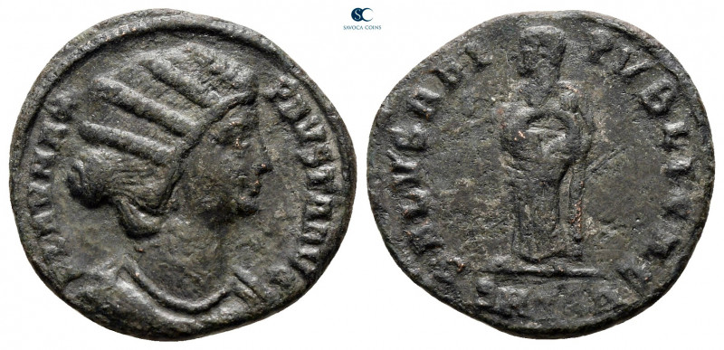 Fausta AD 324-326. Alexandria
Follis Æ

19 mm, 2,63 g



nearly very fine...