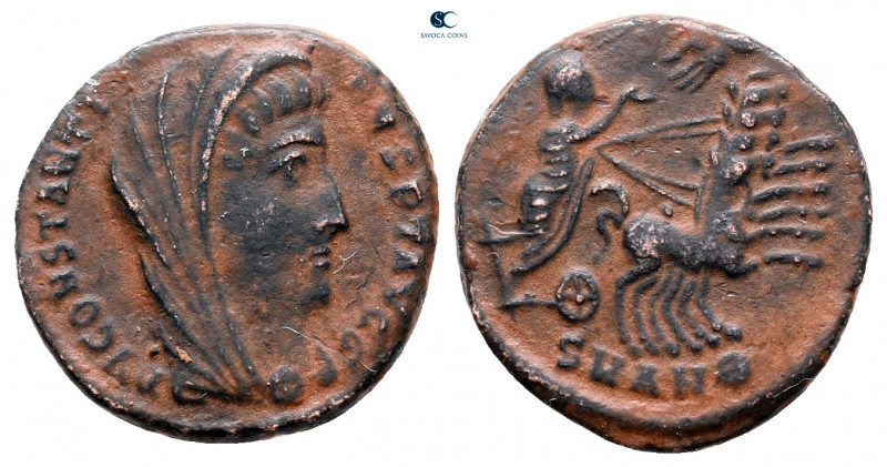 Divus Constantine I AD 337. Antioch
Follis Æ

16 mm, 1,94 g



nearly ver...