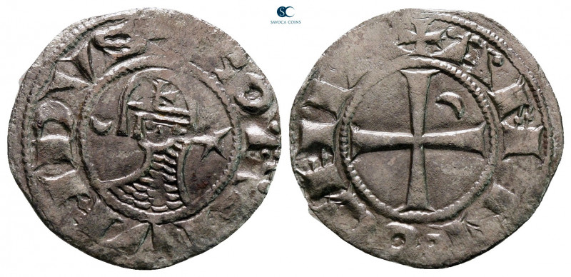 Principality of Antioch. Antioch. Bohemond III AD 1163-1201. 
Denier AR

18 m...