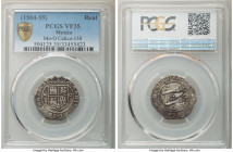 Charles & Johanna "Late Series" Real ND (1554-1556) M-O VF35 PCGS, Mexico City mint, KM0009, Cal-74. Exhibiting bold, gunmetal surfaces. 

HID09801242...