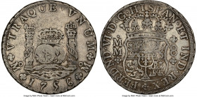 Ferdinand VI 8 Reales 1756 Mo-MM VF Details (Cleaned) NGC, Mexico City mint, KM104.2, Cal-491. A moderately circulated piece, showing ample remaining ...