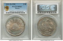 Republic 8 Reales 1832 Zs-OM MS61 PCGS, Zacatecas mint, KM377.13. Radiant surfaces, dressed in cobalt hues. 

HID09801242017

© 2022 Heritage Auctions...