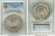 Republic 8 Reales 1888 Go-RR AU55 PCGS, Guanajuato mint, KM377.8. A bold strike intensified by glistening icy fields. 

HID09801242017

© 2022 Heritag...