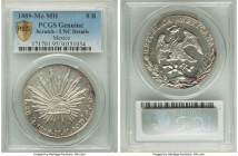 Republic 8 Reales 1889 Mo-MH UNC Details (Scratch) PCGS, Mexico City mint, KM377.10. An evenly struck representative of the type, with strong device d...