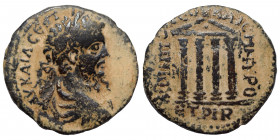 PONTUS. Neocaesarea. Septimius Severus, 193-211. Ae (bronze, 9.81 g, 29 mm). AY K Λ CEΠ [CEOYHPOC] Laureate head right. Rev: KOINON Π NЄOKAIC MHTPO / ...