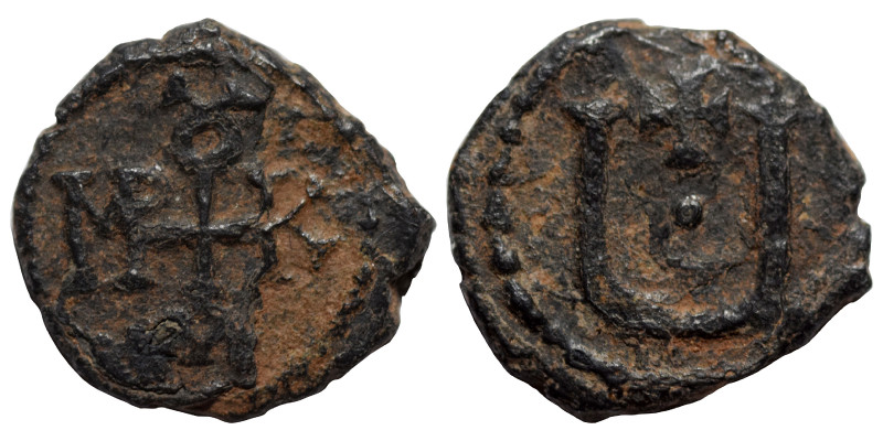 Maurice Tiberius, 582-602. Pentanummium (Bronze, 1.29 g, 14 mm), Theoupolis (Ant...