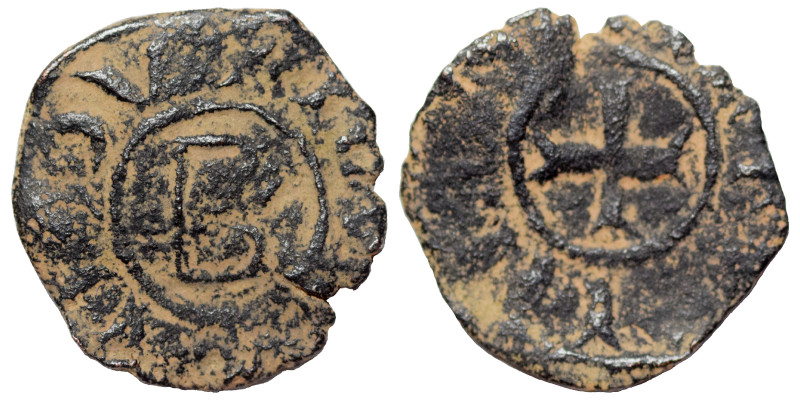 CRUSADERS. Principality of Antioch. Bohémond IV, 1201-1233. Fractional Denier (b...