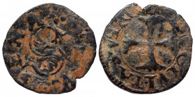 ITALY, Siena. Republic, 1369-1799. Quattrino (billon, 0.76 g, 16 mm). Legend around large S. Rev. Legend around cross. Fine.