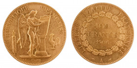 France 100 Francs 1906 A; AU-UNC