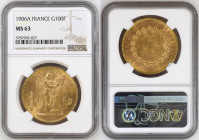 France 100 Francs 1906 A. NGC MS63