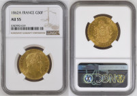 France 50 Francs 1862 A. NGC AU55