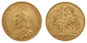 Great Britain Sovereign 1891