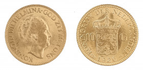 Netherlands 10 Gulden 1926. UNC