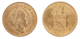 Netherlands 10 Gulden 1932. UNC