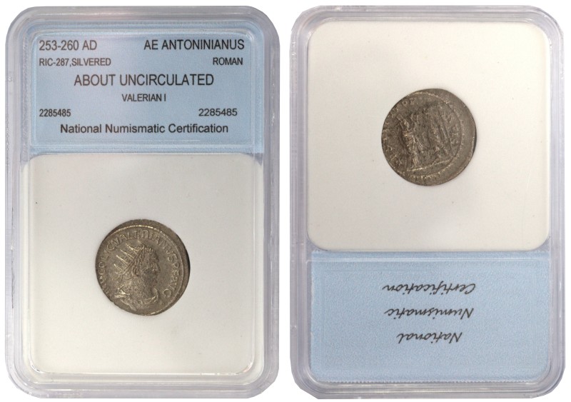 Valerian I 253-260 AD. Antoninianus NNC About Uncirculated