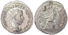 Gordian III Ar Antoninianus. ROMAE AETERNAE. Rome Mint. 3th Issue