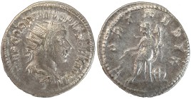 Gordian III Ar Antoninianus. FORT REDVX. Rome Mint. 5th Issue