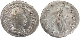 Gordian III Ar Antoninianus. Laetitia standing. Rome Mint. 4th Issue