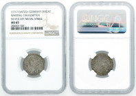 Germany - Ducat - NGC MS65 - 1717 יהוה