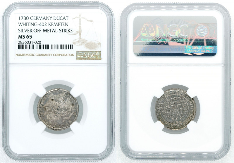 Germany - Ducat - NGC MS65 - 1730 יהוה