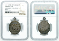 Germany - Medal, "The signature of the medalist above the edge on the right is" L " Silver, 8.33 gr. Size 37x26 mm. B # 1181, Diakov # 370.1 (R3). Min...