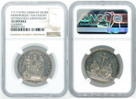 Germany - Reformation Anneversary Silver Medal - NGC AU Details - 1717 - יהוה