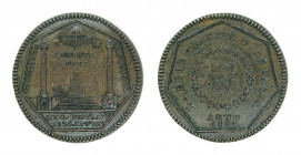 France - Freemasontry La Trinite - 28mm - 8.89g - 1802