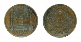 France - Freemasontry LE HAVRE - HHH - Refrappe - 30mm - 8g - יהוה