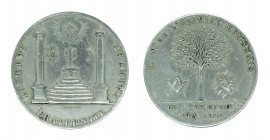 France - Freemasontry LE HAVRE - L’OLIVIER ECOSSAIS - Nickel-Silver - 25mm - 5g - יהוה