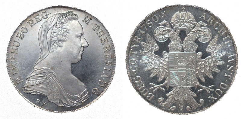 Austria 1 Thaler 1780 SF Proof-Like. Restrike (1853)