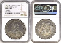 Austria Salzburg 1 Thaler 1762 FMK. NGC AU Details