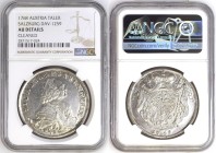 Austria Salzburg 1 Thaler 1768. NGC AU Details