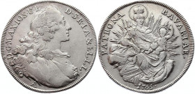 German States Bavaria 1 Thaler 1765 A