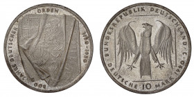 Germany 10 Mark 1990. 800th Anniversary of Teutonic Order